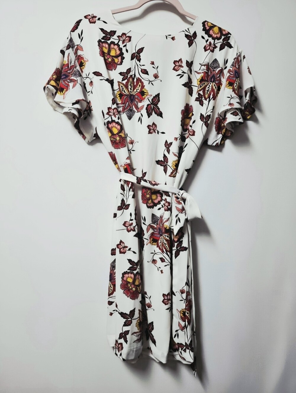 H&M White Floral Dress